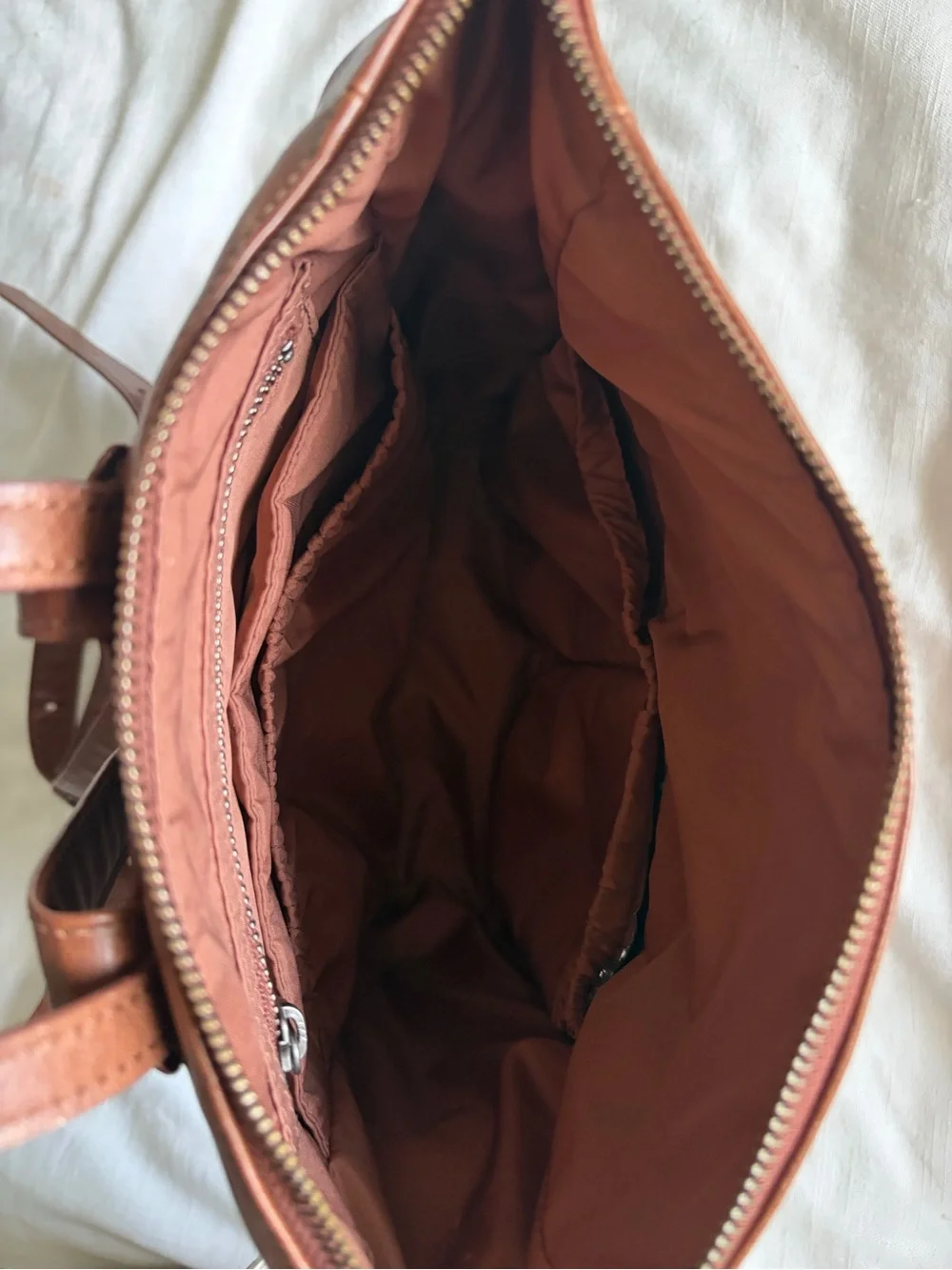 Freshly Picked Brown Leather Backpack